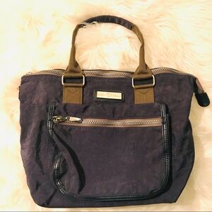 Madam Polla Blue Mini Tote Crossbody Bag